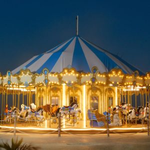 picture of a carousel